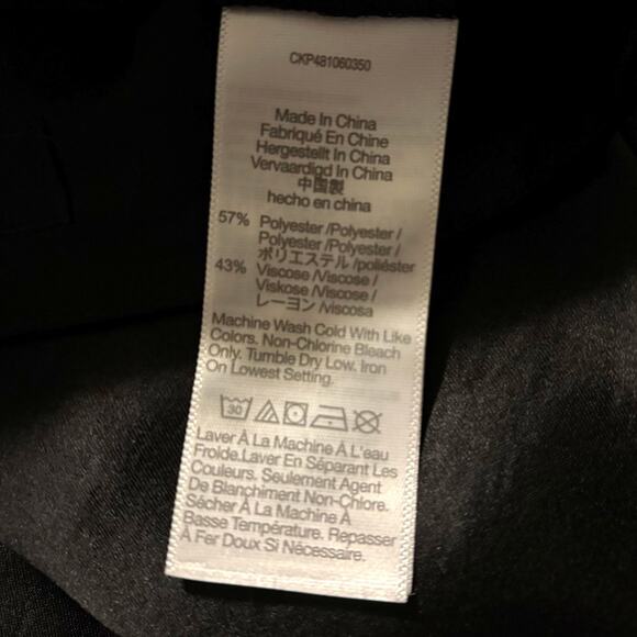 Madewell Women’s 0 Harlow Wide Leg Pant Black Satin High Rise Trouser - Picture 7 of 16